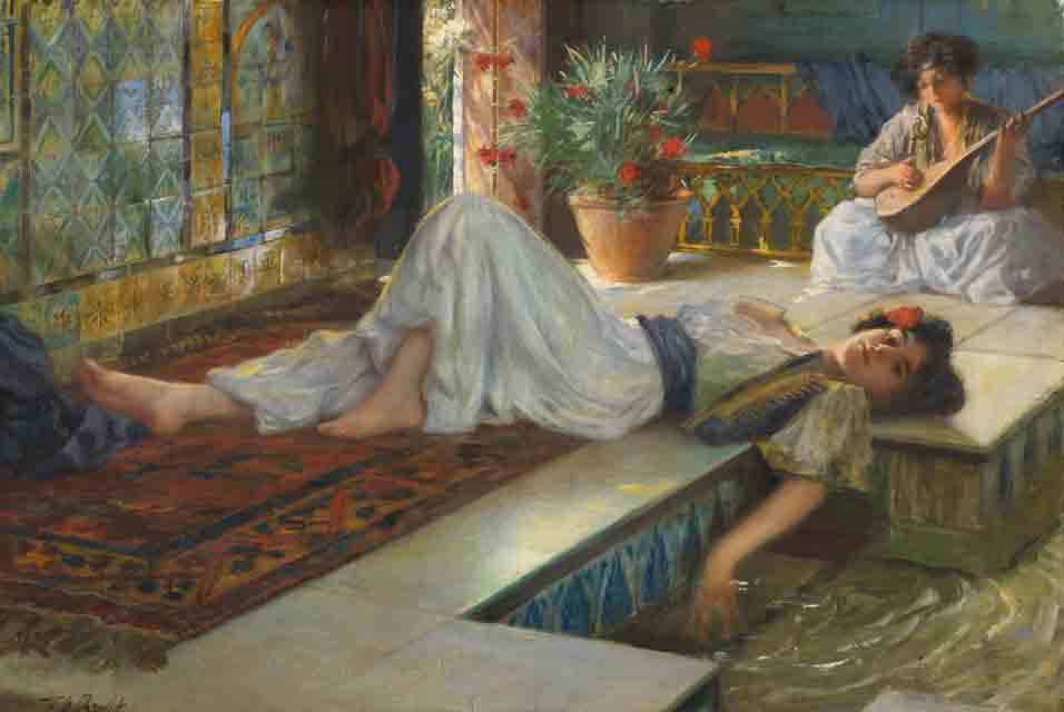 Leisure of the odalisque